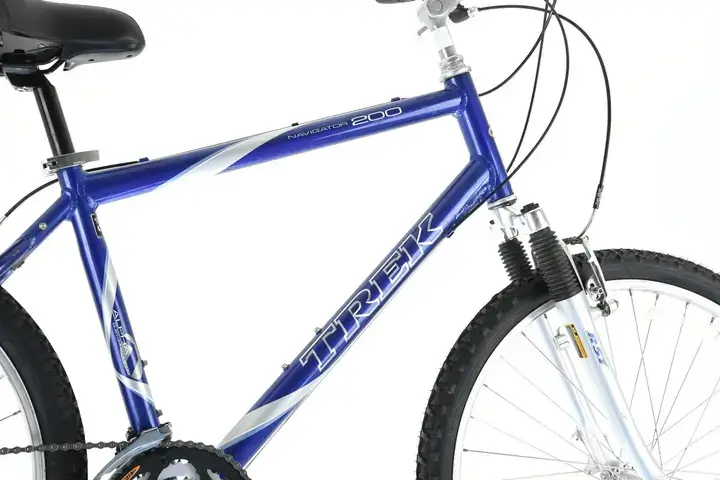 blue color trek bike frame